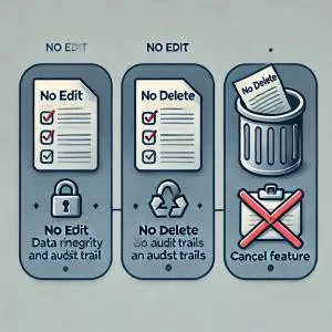 Edit Data, Hapus Data, Cancel Data